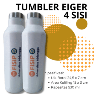 Tumbler promosi 4 sisi / tumbler eiger